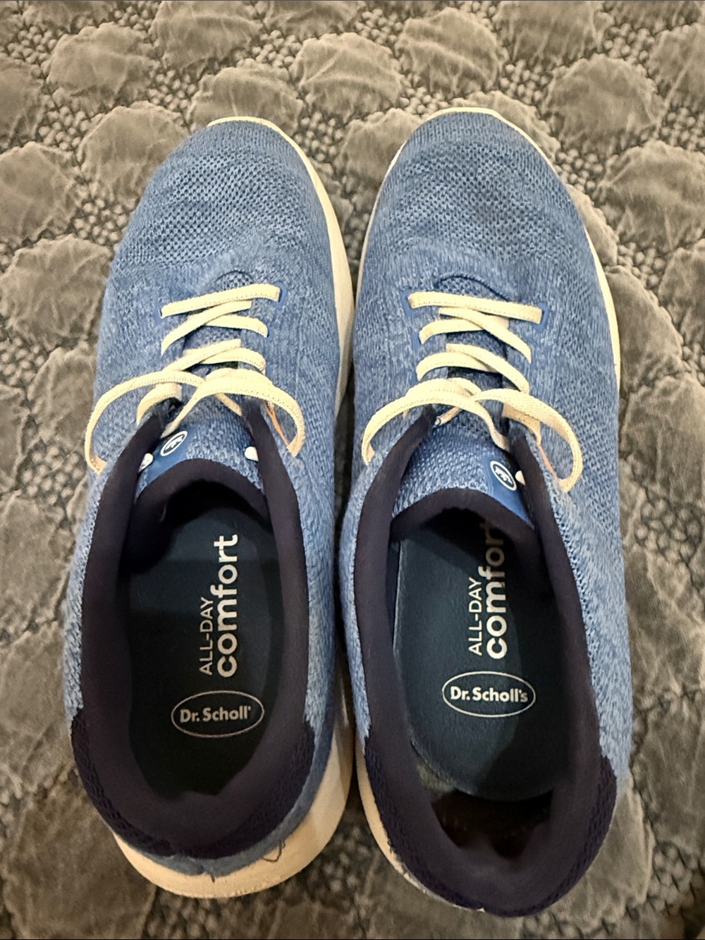 Peter Millar Blue and Cream Athletic Sneakers - Size 13